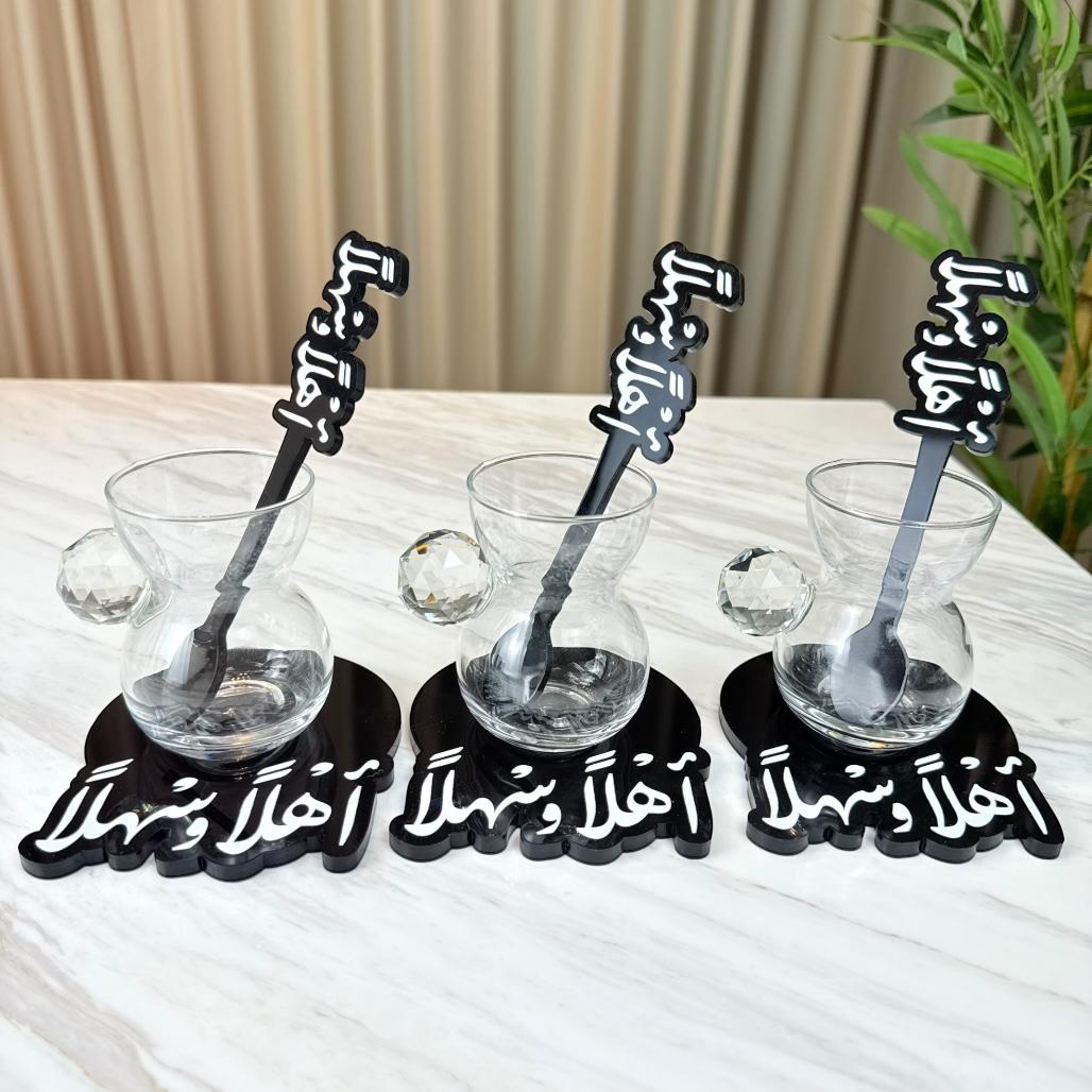 ملعقة أكريليك أهلاً وسهلاً – ٣ حبات