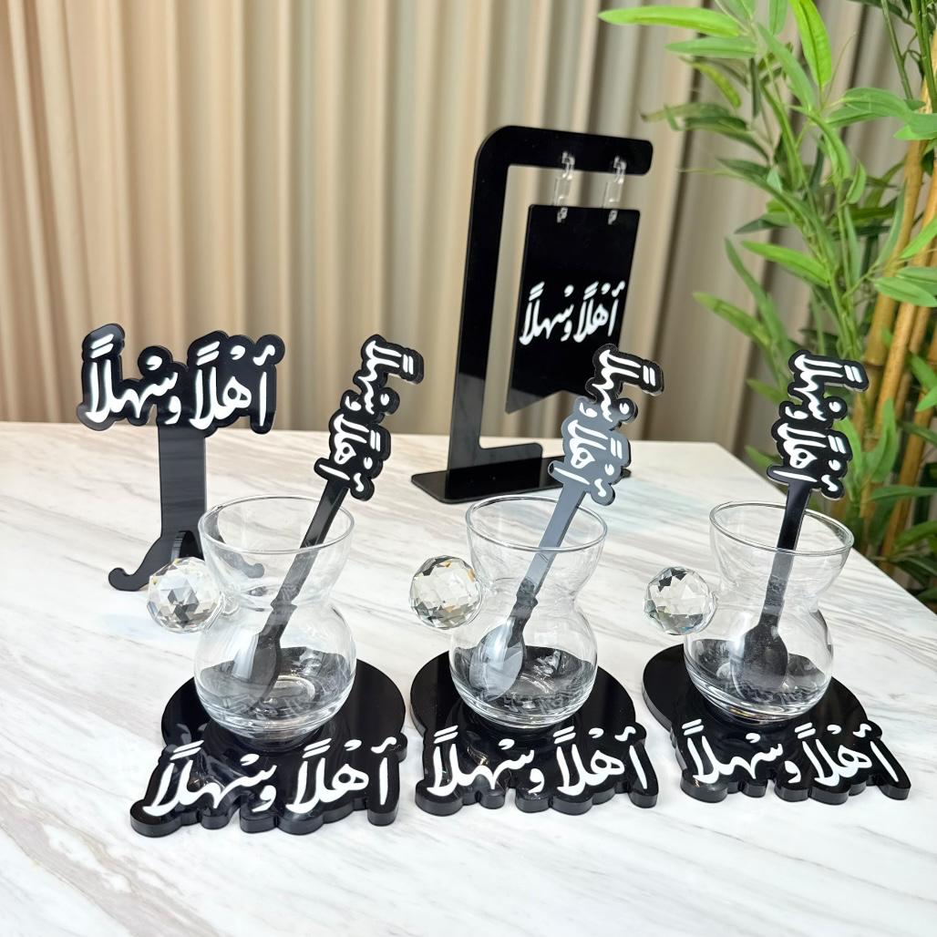 ملعقة أكريليك أهلاً وسهلاً – ٣ حبات