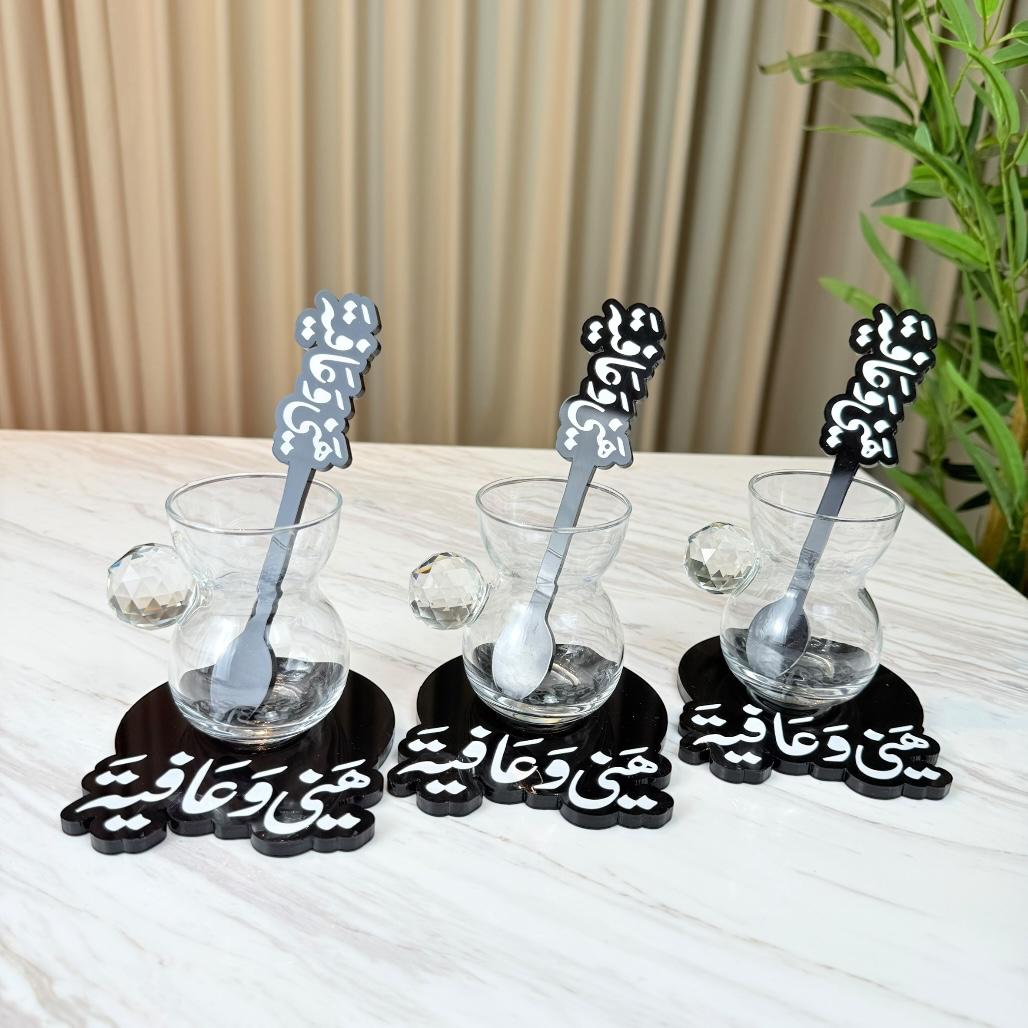 ملعقة أكريليك هني وعافية – ٣ حبات