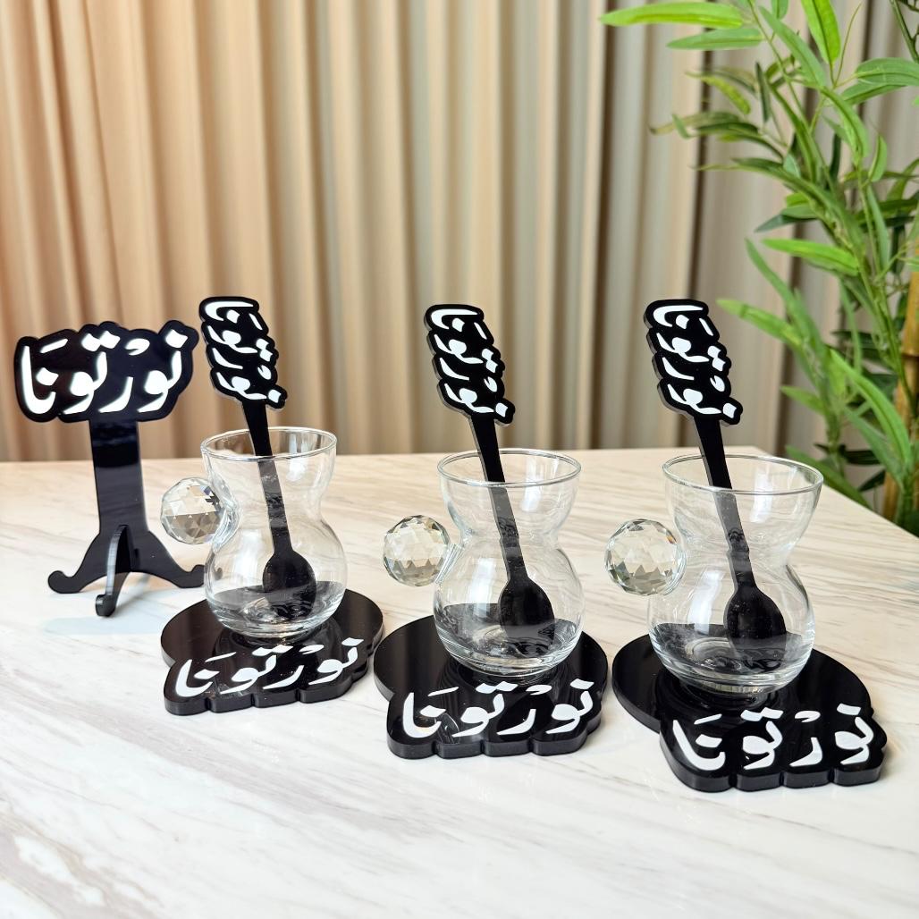 ملعقة أكريليك نورتونا – ٣ حبات