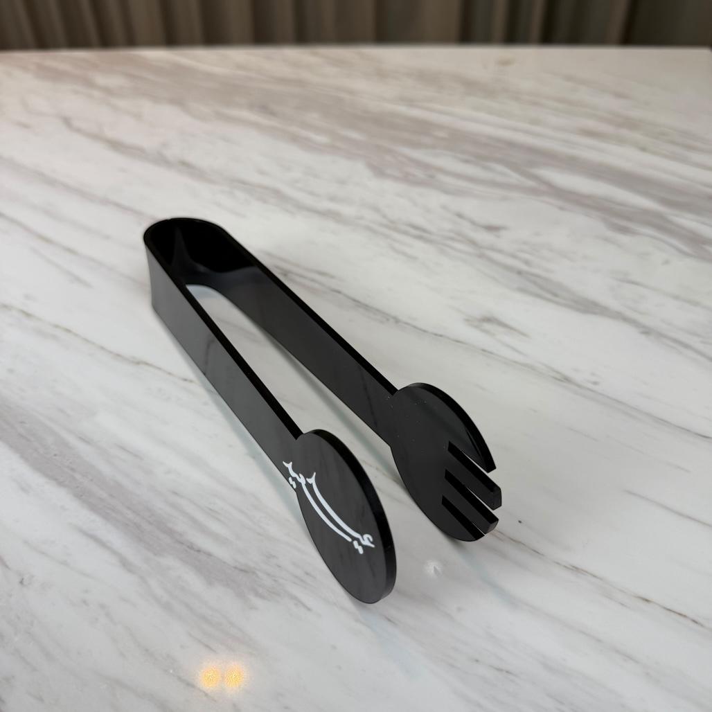 ملقط تقديم أكريليك - عيد سعيد