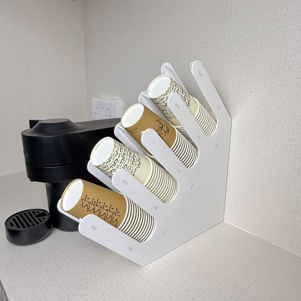 حامل أكواب زاوية 4 فتحات - ركن الضيافة