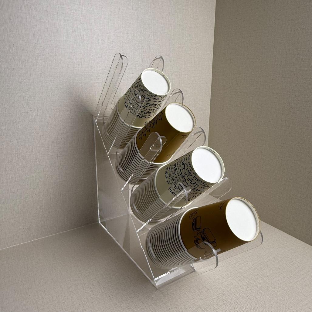 حامل أكواب زاوية 4 فتحات - ركن الضيافة