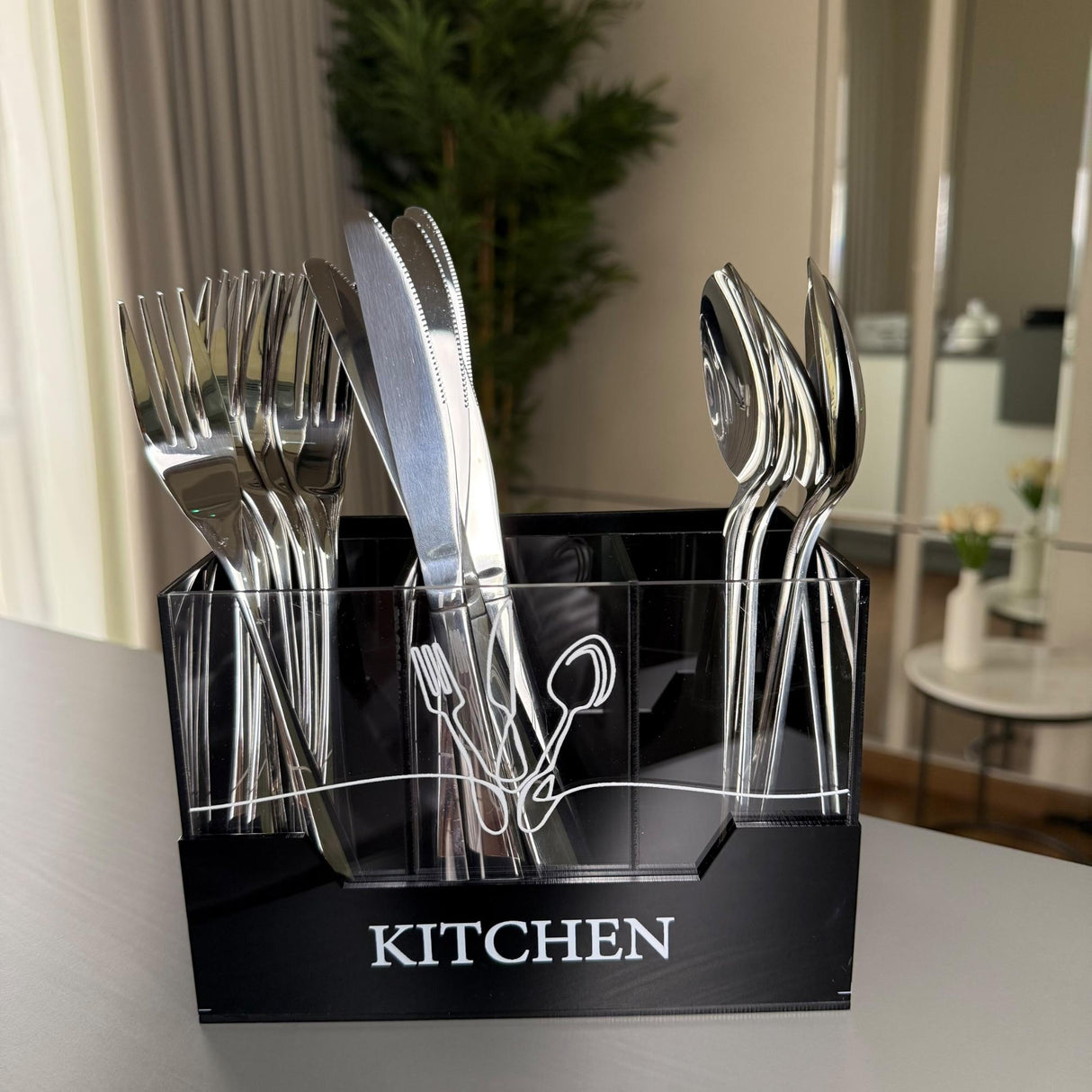 KITCHEN منظّم أدوات السفرة - تصميم