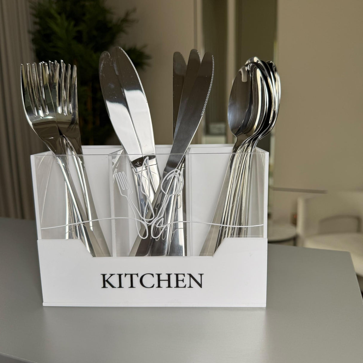 KITCHEN منظّم أدوات السفرة - تصميم