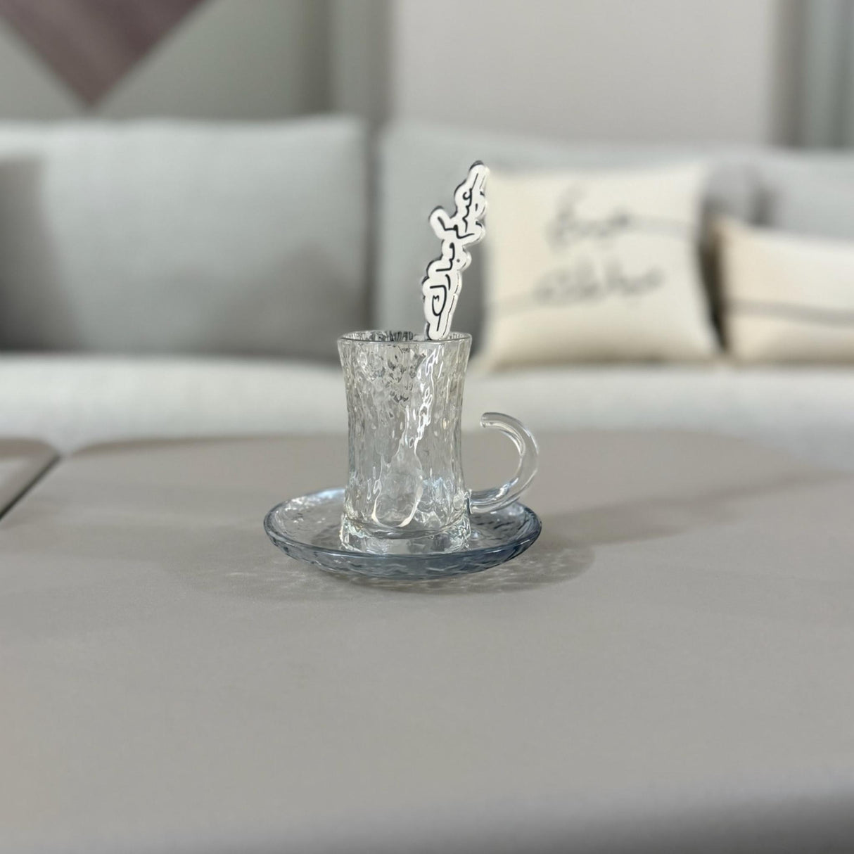 ملاعق أكريليك عيدكم مبارك – تصميم فاخر (٣ قطع)