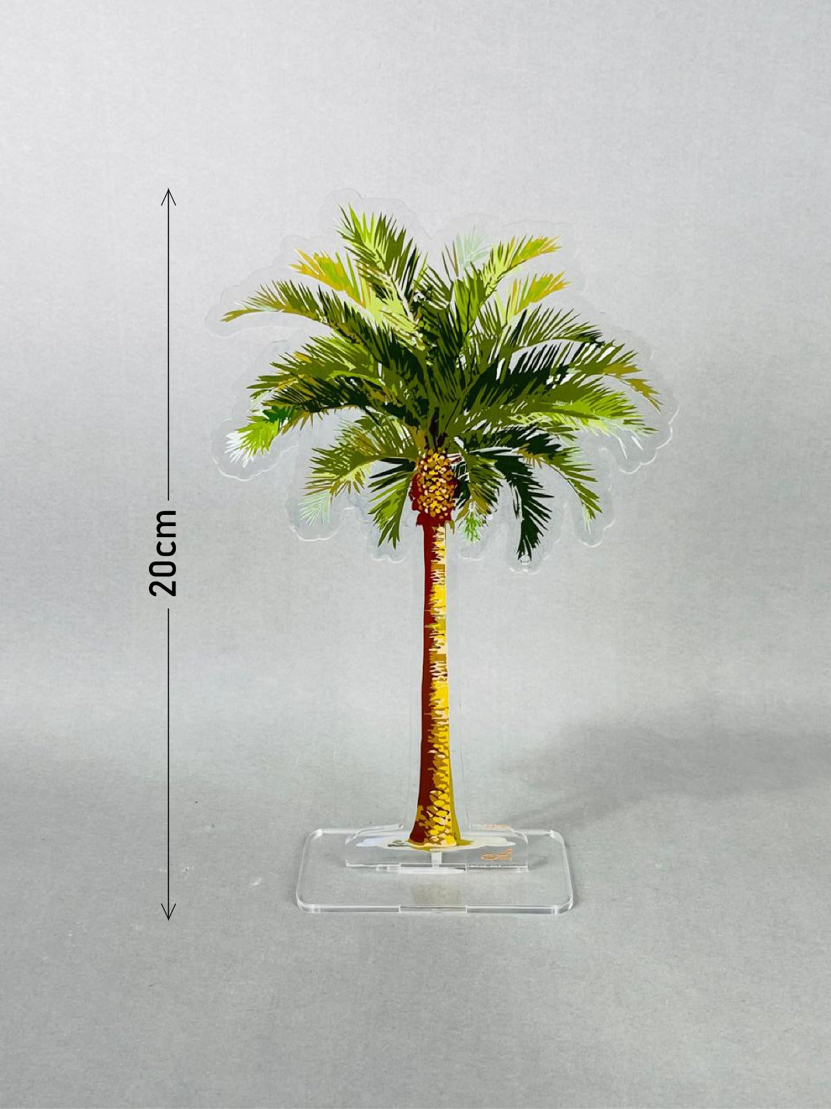 استاند أكريليك بنقشة النخلة - تصميم فاخر من همس الأفكار