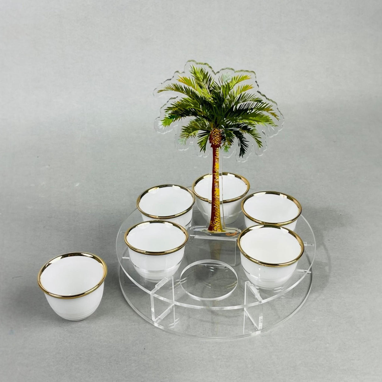 حامل فناجين أكريليك - روح النخلة من همس الأفكار