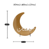 ستاند  أكريليك هلال رمضان