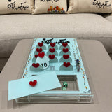 لعبة "حظ العيدية" الأكريليك مع نرد