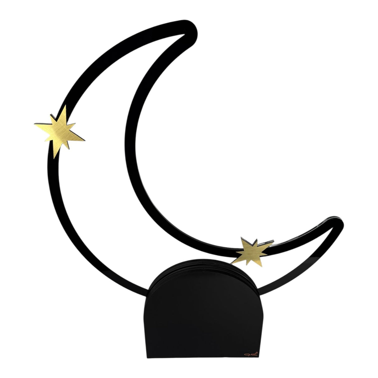 (75 cm)ستاند "هلال رمضان" الفاخر – مع مبخرة مدمجة