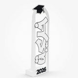 Premium Arabic Graduation Floor Stand Khareeja 2026 with Graduation Cap for Graduation Celebrations UAE